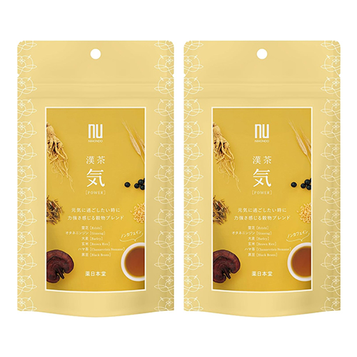 nu 약일본당 한차 기 파워 2개 세트 (2g×6포입) 건강 한방차  노카페인