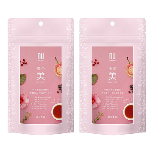 nu약일본당 한차 미 뷰티 2개 세트 (2g×6포입)건강 한방차  노카페인