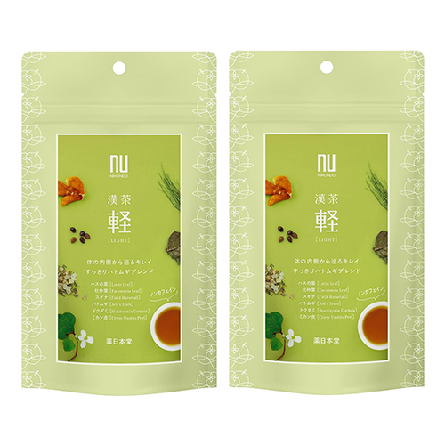 nu약일본당 한차 경 라이트 2개 세트 (2g×6포입) 건강 한방차  노카페인