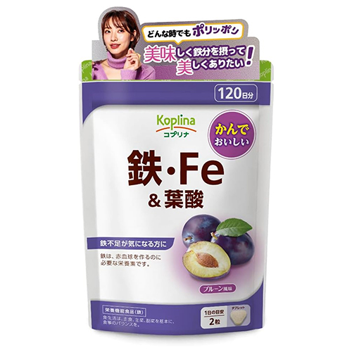 코프리나 철분 Fe & 엽산 츄어블 타블렛 240정 (120일분)