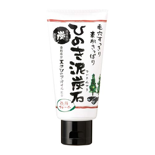 히노키 머드 숯 세안폼 120g 페리칸 비누