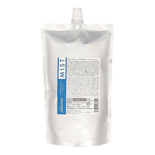 플러스오 pluseau 하이드로 미스트 N 리필 대용량 500ml 일본 살롱에서 사용하는 헤어 미스트