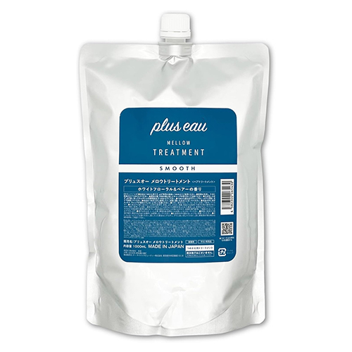 플러스오 pluseau 멜로우 트리트먼트 리필 대용량 1000ml (화이트 플로럴 & 페어 향)