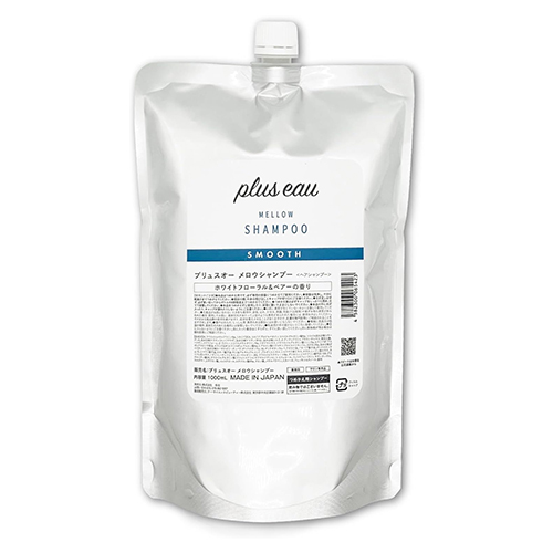 플러스오 pluseau 멜로우 샴푸 리필 대용량 1000ml 화이트 플로럴 & 페어 향