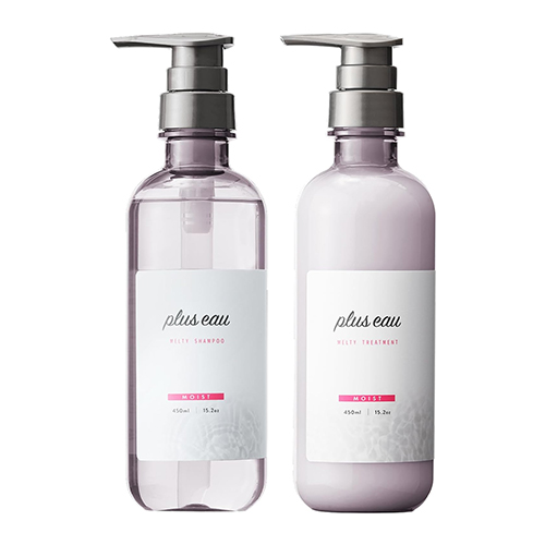 플러스오 pluseau 멜티 샴푸 & 트리트먼트 세트 450ml (화이트 플로럴 & 페어 향)