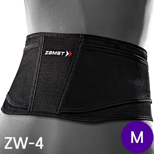 잠스트ZAMST ZW-4 허리 서포터 소프트 서포트형 (통기성 중시 / 압박 조절 가능) M사이즈