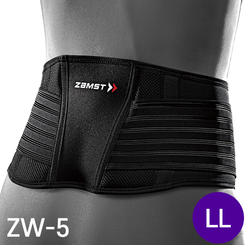 잠스트 ZAMST ZW-5시리즈 허리 서포터 (경량형 / 압박 조절 / 통기성) LL