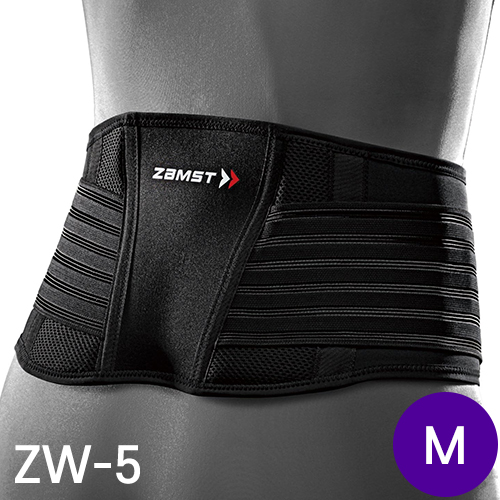 잠스트 ZAMST ZW-5시리즈 허리 서포터 (경량형 / 압박 조절 / 통기성) M사이즈