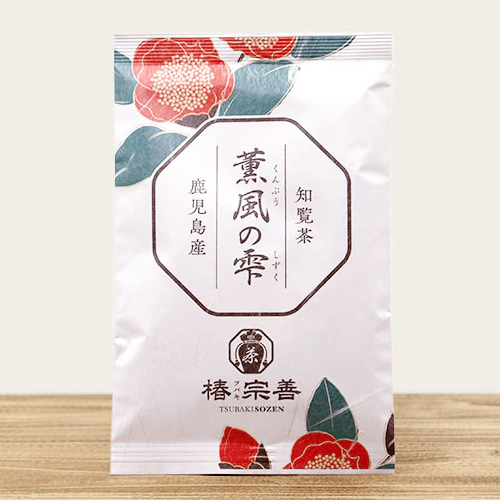 츠바키소젠 훈풍의 물방울 (훈푸노 시즈쿠) 프리미엄 일본 녹차(센차) 90g