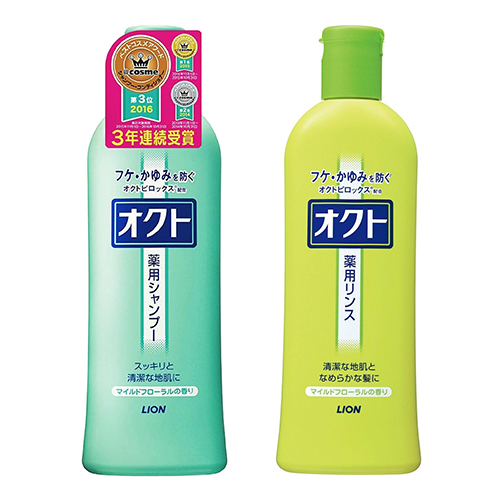 라이온 옥토 샴푸 & 린스 세트 320ml (의약외품)
