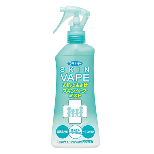 모기 기피제 후마키라 스킨베프 미스트 200ml 모기 벌레물림 예방 벌레퇴치제  상쾌한 시트러스 마린 향