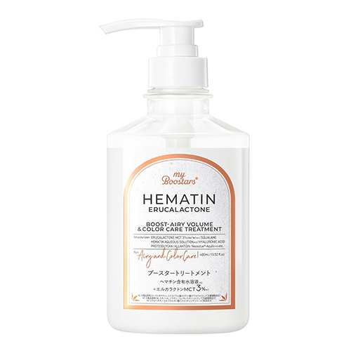 마이부스터즈 헤마틴 & 엘카락톤 트리트먼트 400ml [에어리 & 컬러 케어]