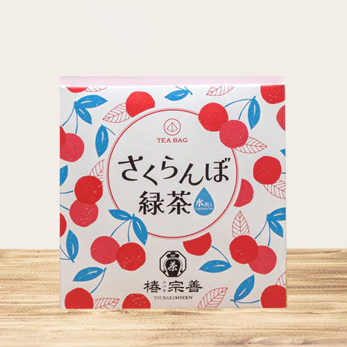츠바키소젠 사쿠라 체리 블렌드 녹차 티백 5g×10개입 (핑크페퍼 & 말차) 기간한정