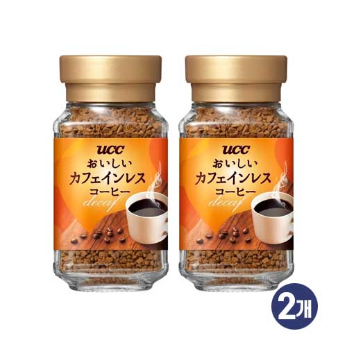 UCC 맛있는 카페인리스 인스턴트커피 45g　2개세트