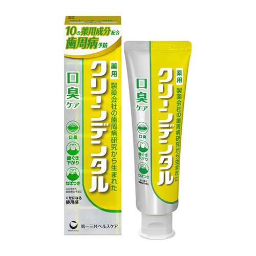 클린덴탈 구취 케어 약용 치약 100g (입냄새 케어 / 상큼한 레몬 향)