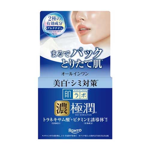 로토제약 ROHTO 하다라보 극윤 미백 퍼펙트 젤 100g (2026년 패키지 리뉴얼)