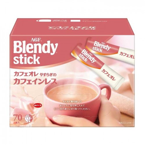 AGF 블랜디 블렌디 스틱 카페오레 디카페인 70개입