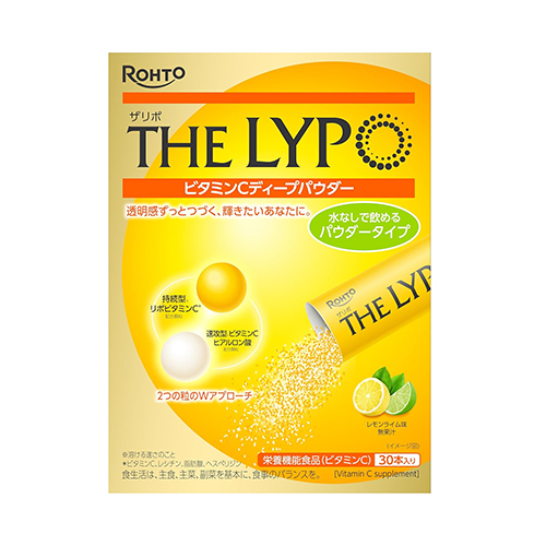 로토제약 더 리포 비타민C 딥 파우더 2.5g × 30포 (리포좀 비타민C + 히알루론산, 레몬라임맛)