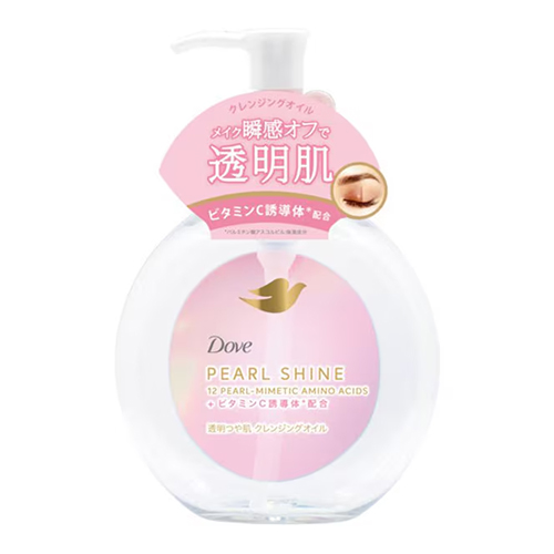 도브 펄샤인 투명 윤광 피부 클렌징 오일 170mL (펌프형)