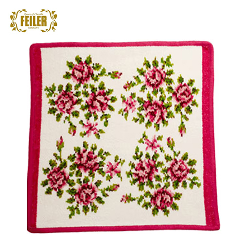 페일러FEILER 손수건 타월 미리암 WT 워시클로스 핸드타월 30×30cm 체리-127 F102