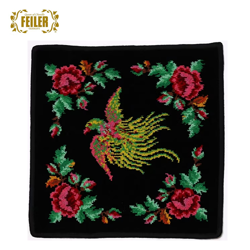 페일러FEILER 손수건 타월 파라다이스 BK 워시클로스 핸드타월 30×30cm 블랙-10 F108