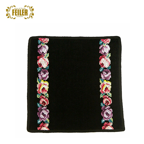 페일러FEILER 손수건 타월 클로에 워시클로스 핸드타월 30×30cm 블랙-10 F183