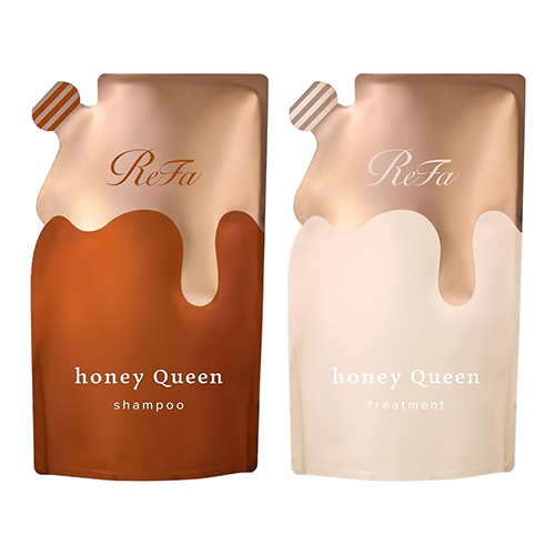 리파 ReFa 허니퀸 샴푸 450ml & 트리트먼트 450g 리필 세트 