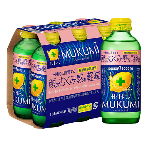 포카 삿포로 키레토 레몬 MUKUMI 무쿠미 음료 155ml× 6병
