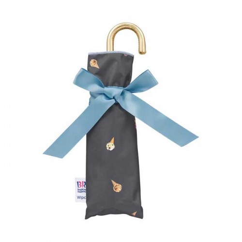  wpc. 접이식 양산 겸 우산 31 아이스크림 × 차광 아이스크림 패턴 미니 49cm 차콜 수동식 UV 100% 차열