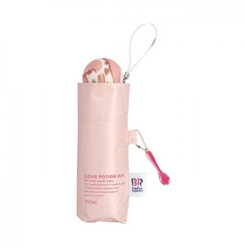  wpc. 접이식 양산 겸 우산 31 아이스크림 × 플레이풀 아이스크림 미니 LOVE POTION #31 47cm 핑크 수동식 UV 100% 차열