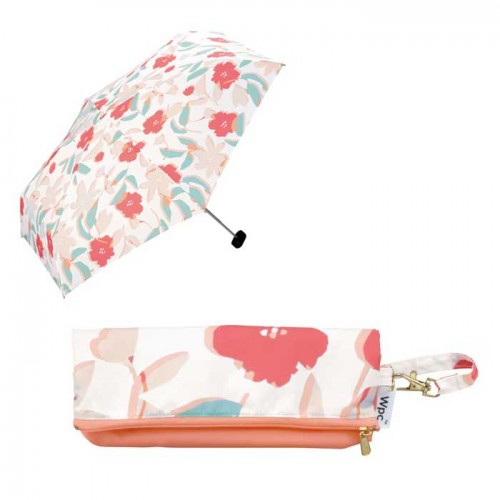  wpc. 접이식 양산 겸 우산 투리 미니 50cm 핑크 수동식 UV 차단