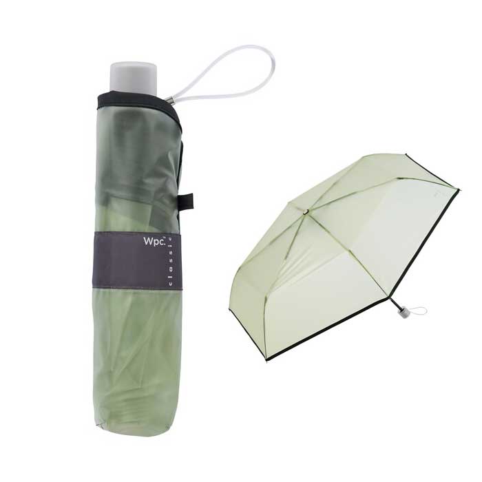  wpc. 접이식 비닐 우산 클래식 54cm 라이트그린 수동식