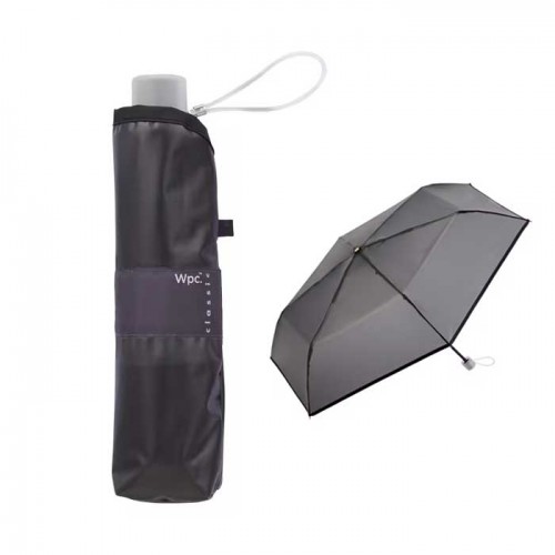  wpc. 접이식 비닐 우산 클래식 54cm 블랙 수동식