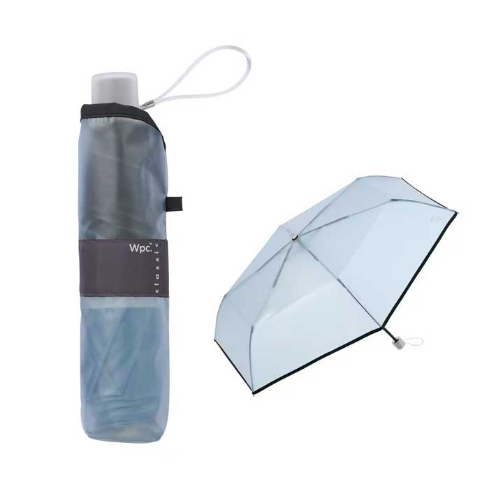  wpc. 접이식 비닐 우산 클래식 54cm 블루 수동식