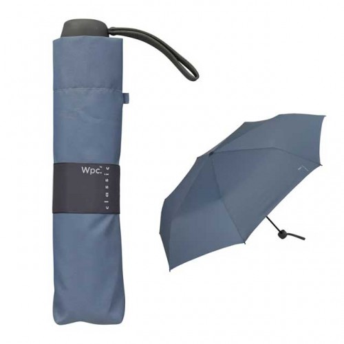 Wpc. 접이식 양산 겸 우산 클래식 베이직 폴딩 엄브렐라 58cm 수동식 UV 컷 블루그레이