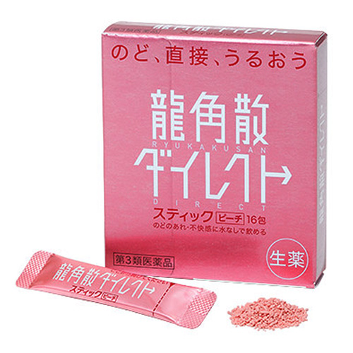 용각산 다이렉트스틱 복숭아 16포 【제3류 의약품】10733■