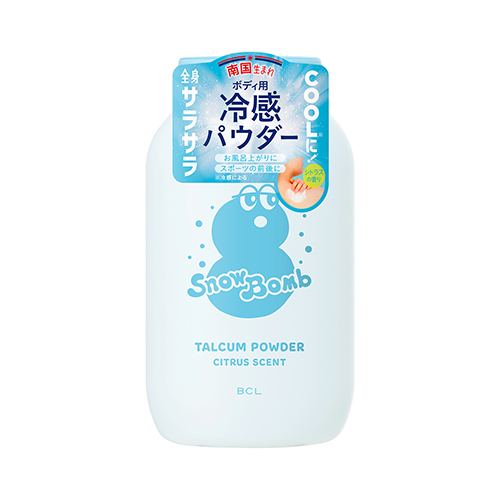 BCL 스노우밤 탈컴 파우더 시트러스 향 50g (쿨링 바디 파우더)