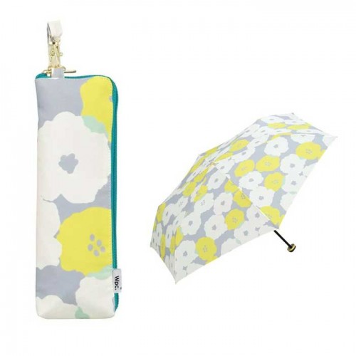 Wpc. 접이식 양산 겸 우산 피오니 미니 50cm 수동식 옐로우