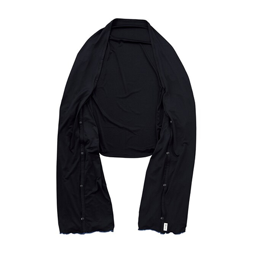 Wpc. UV 컷 접촉 냉감 3WAY 숄 블랙 W206-001-103BK