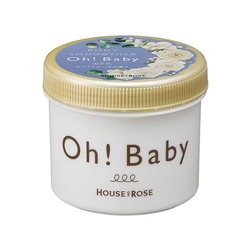 하우스 오브 로제 오!베이비 바디 스무더 WR 화이트 로즈향 바디 스크럽 350g