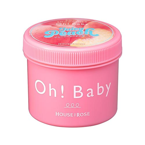 하우스 오브 로제 오!베이비 바디 스무더 JP 쥬시 피치향 바디 스크럽 350g
