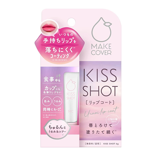 메이크커버 키스샷 립코트 6g (투명 립코트 / 립글로스 타입)