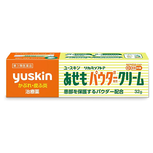유스킨 땀띠 파우더 아세모 크림 32g (가려움 완화 / 피부 트러블 케어)【제3류의약품】