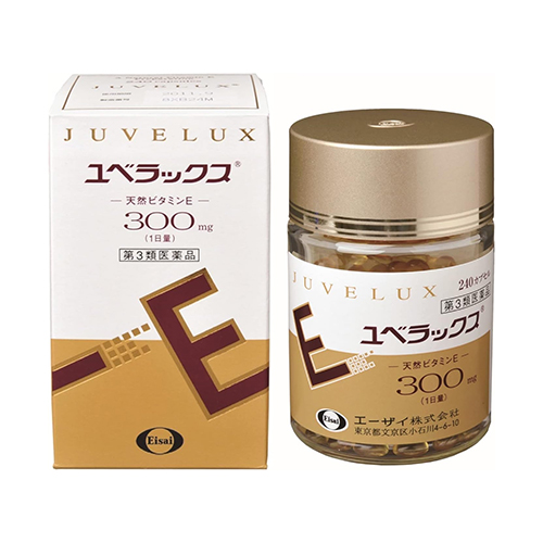 에자이Eisai유베락스 240캡슐 (비타민E 혈행 개선 / 호르몬 밸런스 케어) 【제3류의약품】