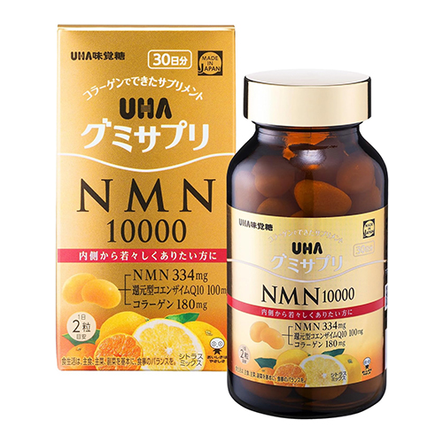 UHA 구미 서플리 NMN 10000 시트러스 믹스맛 30일분 (60정)
