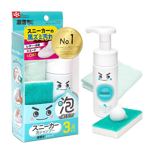 격락군 스니커즈 클리너 3 점 세트 폼 샴푸 150ml  물 없이 사용하는 제품