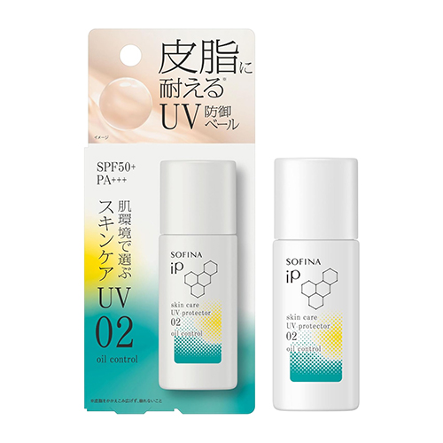 소피나 iP 스킨케어 UV 02 피지 케어용 선크림 SPF50
