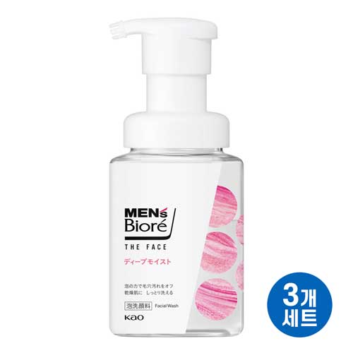 맨즈 비오레 더 페이스 딥 모이스트 200ml3개세트