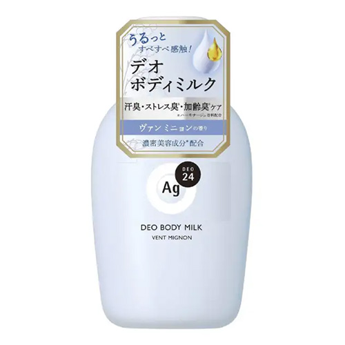 AG 데오24 데오드란트 바디 밀크 반 미뇽향(플로럴 향) 180mL