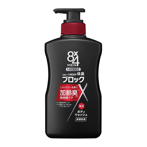 카오 8x4맨 미들 바디워시 본품 시트러스&티향 400mL